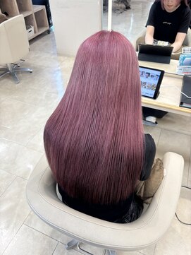 ケンジ 平塚ラスカ店(KENJE) ピンクラベンダー/ダークブルー/デジタルパーマ/平塚駅