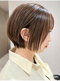 #ショートボブ　#ハイライト