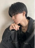 自然に流れる毛流れセンターパート