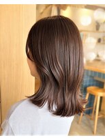 リエットヘアー 西尾市杢左店(Lie-et. hair)&nbsp;ナチュラルな透明感ブラウン×レイヤーで上品スタイル