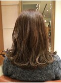 パールミントベージュ×ハイライト