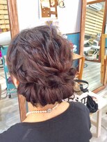 ロカット サロン(Roquat Salon)&nbsp;なみギブソンタックアレンジ【ヘアセット　立川/立川南/袴】