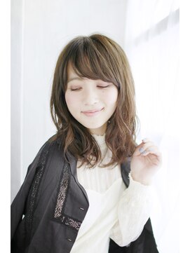 プリズム ヘアーデザイン みずほ台店 透け感たっぷり☆ゆるふわグレージュ