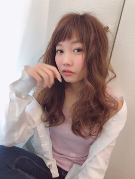 ヘアー アンド ビューティー ザ エフ 西尾店(Hair Beauty the F) [the f]ゆるふわアシメバング