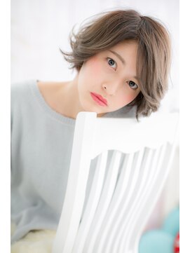 ミック 日暮里店(miq) クール&リラクシーな前下がりマッシュb