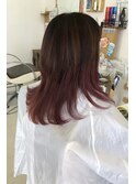 【新色】グレイ×バイオレットピンクグラデーション×髪質改善TM
