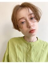 サロンド ハル 国分寺店(salon de HALU)&nbsp;センターパートウェーブショートスタイル[国分寺/国分寺駅]