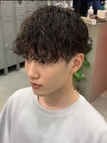 2wayパーマスタイルツイストスパイラルツーブロック