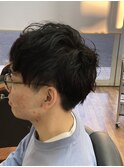 ツーブロック パーマ
