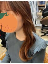 ビーピージェイズ 目黒店(BPJ’S) 【インナーカラー】ブラットオレンジ×オレンジ