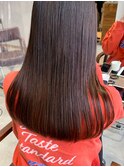 大人可愛い小顔美髪ツヤ髪艶感ストレートパーマA8
