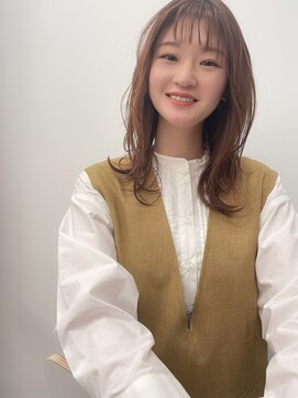 シロク センター南(SHIROKU) ゆるふわロング/ニュアンスパーマ/フェミニンロング/美肌カラー