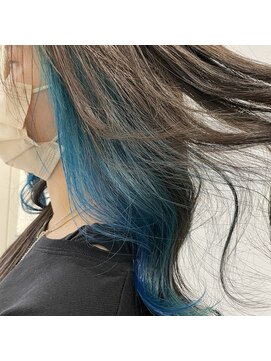 クロト(Clotho) インナーカラー/イヤリングカラーダブルカラーブリーチ白髪染め