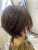 ヘアーメイク カイリー(HAIR MAKE kylie)&nbsp;ベージュアッシュの似合わせショート