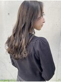 オリーブアッシュ ゆるふわロング