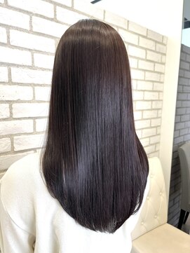 アッシュ 十日市場店(Ash) 縮毛矯正でサラサラツヤ髪ストレート