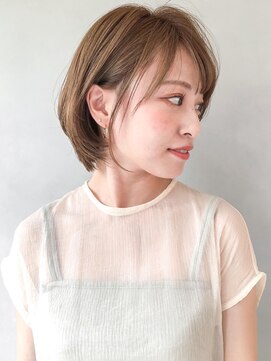 アグノス 青山(Agnos) 小顔カット小顔補正立体カットショコラアッシュ#135d0312