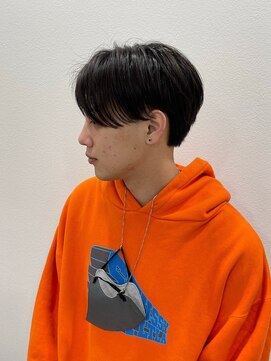 キャパ セントラル 天神 大名店(CAPA central) メンズマッシュカット　前下がりセンターパート