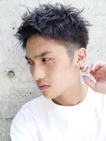 フィフス 天神大名(fifth)&nbsp;スパイキーショートパーマビジネスヘアメンズパーマ刈り上げ