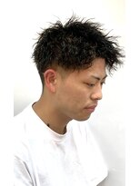 銀座マツナガ 浅草店&nbsp;ツイストスパイラル ツーブロック 20代