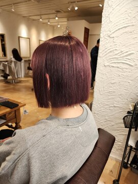 アマレット(Amaretto) 【パーソナルカラー診断×ピンクパープル】髪質改善