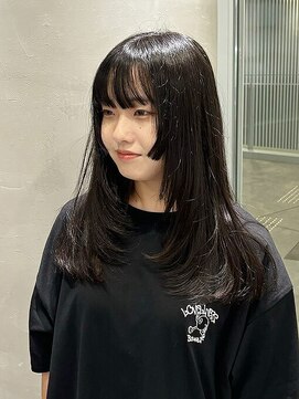 ブランコ トレス 岐阜(BLANCO tres) ロングレイヤー/艶髪