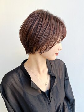 トルネード(TORNADO) 大人ショート前髪ありひし形丸みショート丸顔絶壁K20241209