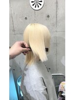 インク 渋谷(INK.)&nbsp;鬼複雑履歴からのホワイトブロンド