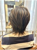 白髪ぼかしハイライト