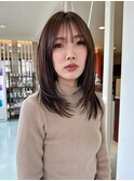 髪質改善x顔まわりレイヤー