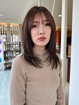 バランス ハレまち通り岡山駅前店(balance.) 髪質改善x顔まわりレイヤー