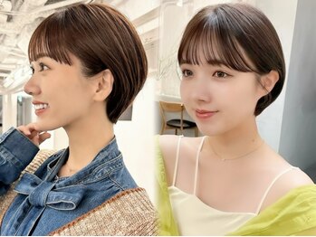 フォト 新宿三丁目(foto)の写真/[カット+トリートメント¥5300]【骨格診断×レイヤーカット】で創るショート/ボブ！抜け感のある小顔ヘアに
