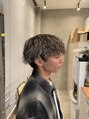 シーン(hair design SCENE)&nbsp;ハイライト&波巻きパーマ