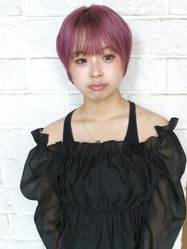 バース(BIRTH) ショート＆ボブ専門サロン【BIRTH】ピンクバイオレットショート3