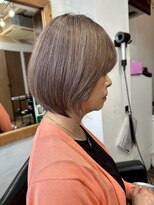 ハーツ(Heart's)&nbsp;◇大人可愛い20代30代40代50代前下がりショートボブ丸みショート