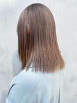 アイティーバイアルバム 藤沢店(IT by ALBUM)&nbsp;ミディアムロングおくれ毛ミルクティー_ba505971