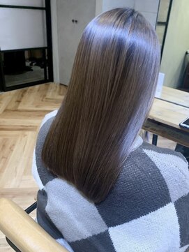 ニクス フリー ウエストバーン(nix free WB) 韓国風◎暗めカラー髪質改善ストレートくびれヘア