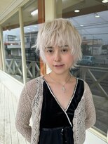 スーパーシーン(SUPER SCENE)&nbsp;ミディアムヘア/デザインカラー/フェイスフレーミング/宜野湾