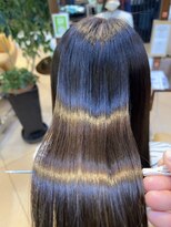 ビーポッシュ ジャスパー店(Be Posh)&nbsp;透明感グレージュ◎髪質改善ストレート×冬の大人艶髪