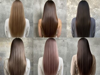 オンク 新宿(onk)の写真/自然にまとまる、ワンランク上のストレートヘアに[新宿/新宿駅/縮毛矯正/酸性ストレート/顔周りカット]