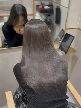 ジーナ 高槻(Zina) ダークグレージュ/アルカリ酸熱トリートメント