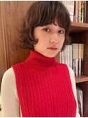 ★ボブレイヤーパーマ/モカブラウン/ボブレイヤー/銀座20代30代