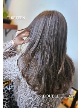 金髪に戻らないダブルカラー！！ブリーチ1回☆グレージュヘア♪