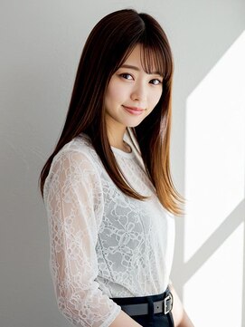 ナチュラルツヤ感ロング【河内花園駅】