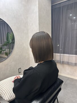 【お客様スタイル】水素トリートメント　ボブ　銀座　東銀座