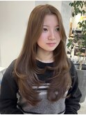 ヘーゼルベージュ　ベージュカラー　明るめrina