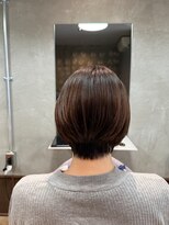 フープ 川越(hoop)&nbsp;秋色ショートボブ川越/ショート/ハイライト/白髪ぼかし/白髪染め