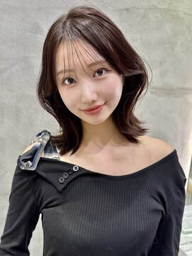 ロンドネートゥル 新潟(Lond naitre) ダークアッシュ/似合わせカット/レイヤーカット(新潟/万代）