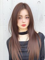 ナイロン 会津若松店(NYLON.) 《NYLON.》韓国ハッシュカット×ブラウンベージュ