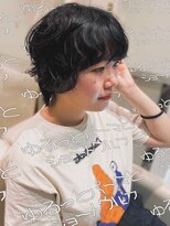 ガーデンヘアー(Garden hair) パーマでラフに。ショートウルフ